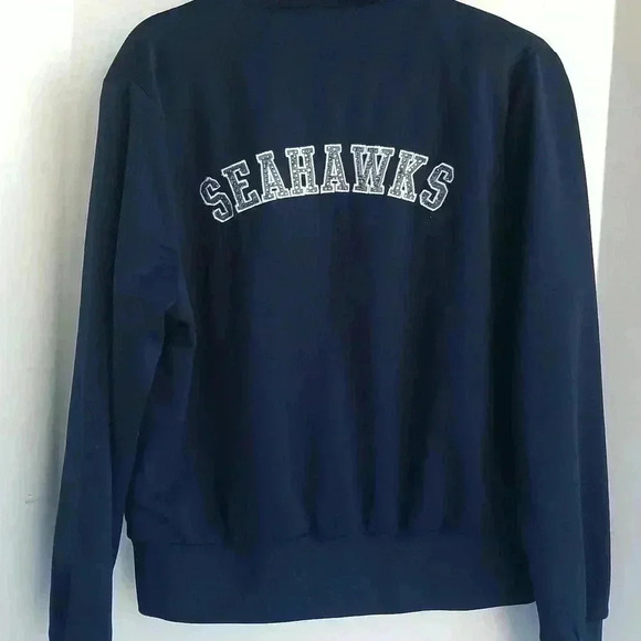 NFL Team Apparel Women's Seahawks bling hooded jacket L - Picture 1 of 14